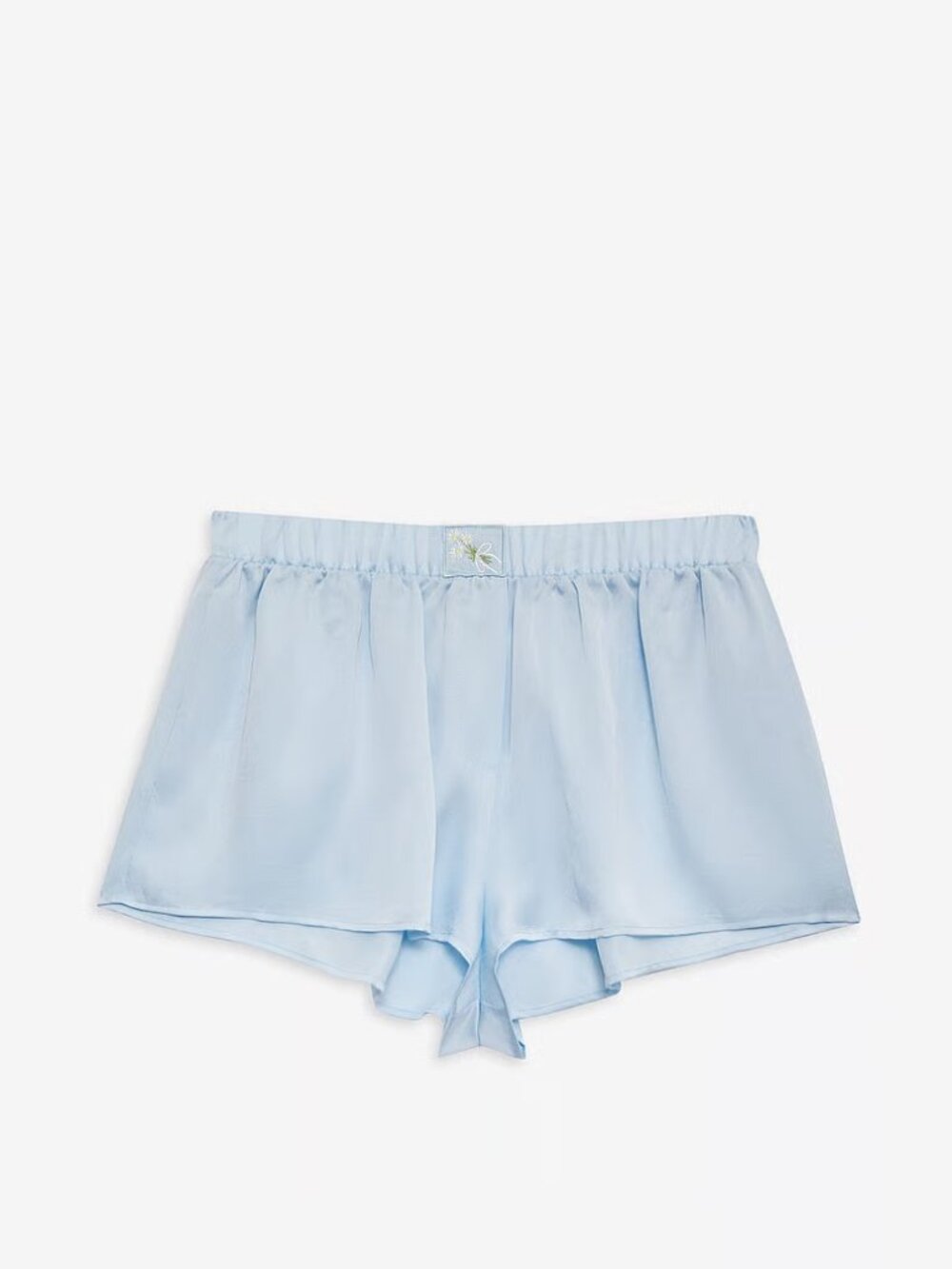 For Love & Lemons Everyday PJ Short | M |  Blue + White Flower | NWT